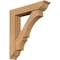 Ekena Millwork Balboa Traditional Smooth Bracket w/ Offset Brace, Western Red Cedar, 7 1/2"W x 36"D x 40"H BKT0806X36X40BOA01SWR - alternate 1